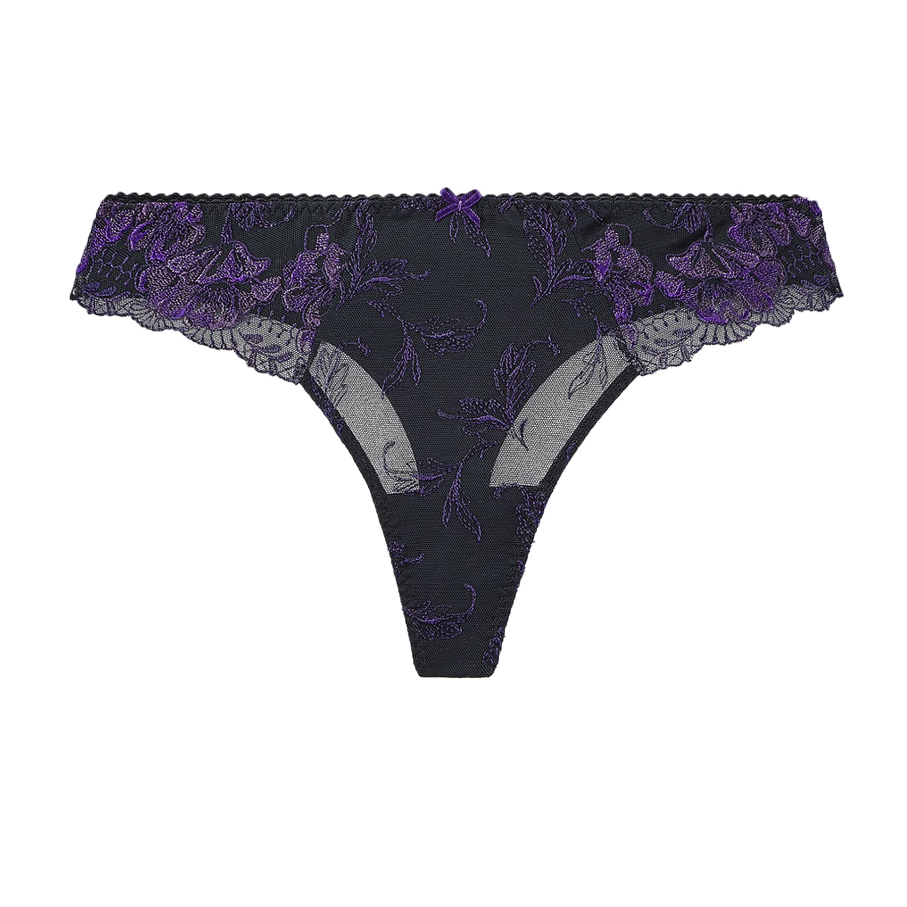 Buy Victoria's Secret Black Lace Trim Cheeky Knickers from Next Luxembourg