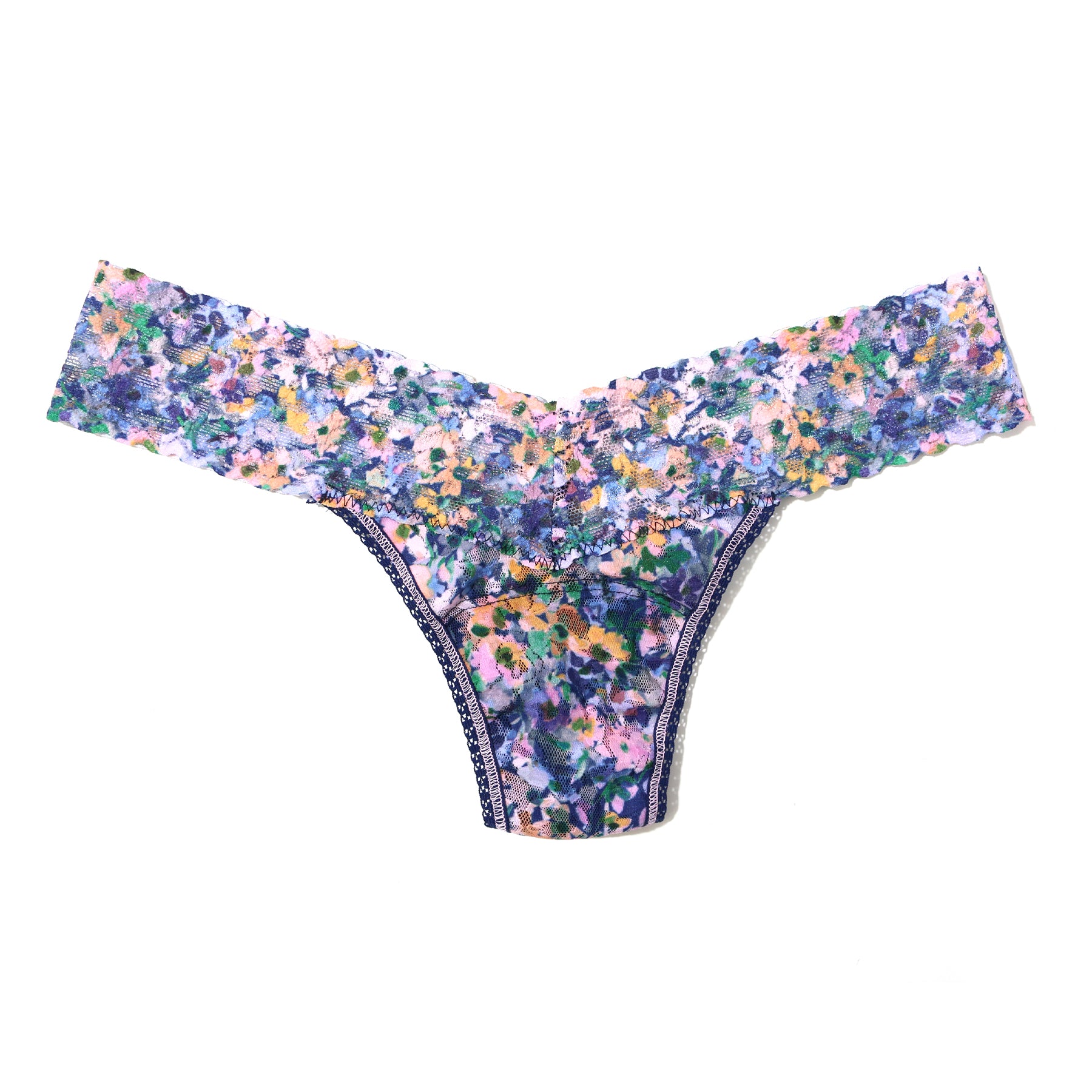 Hanky Panky Printed Lace Low Rise Thong