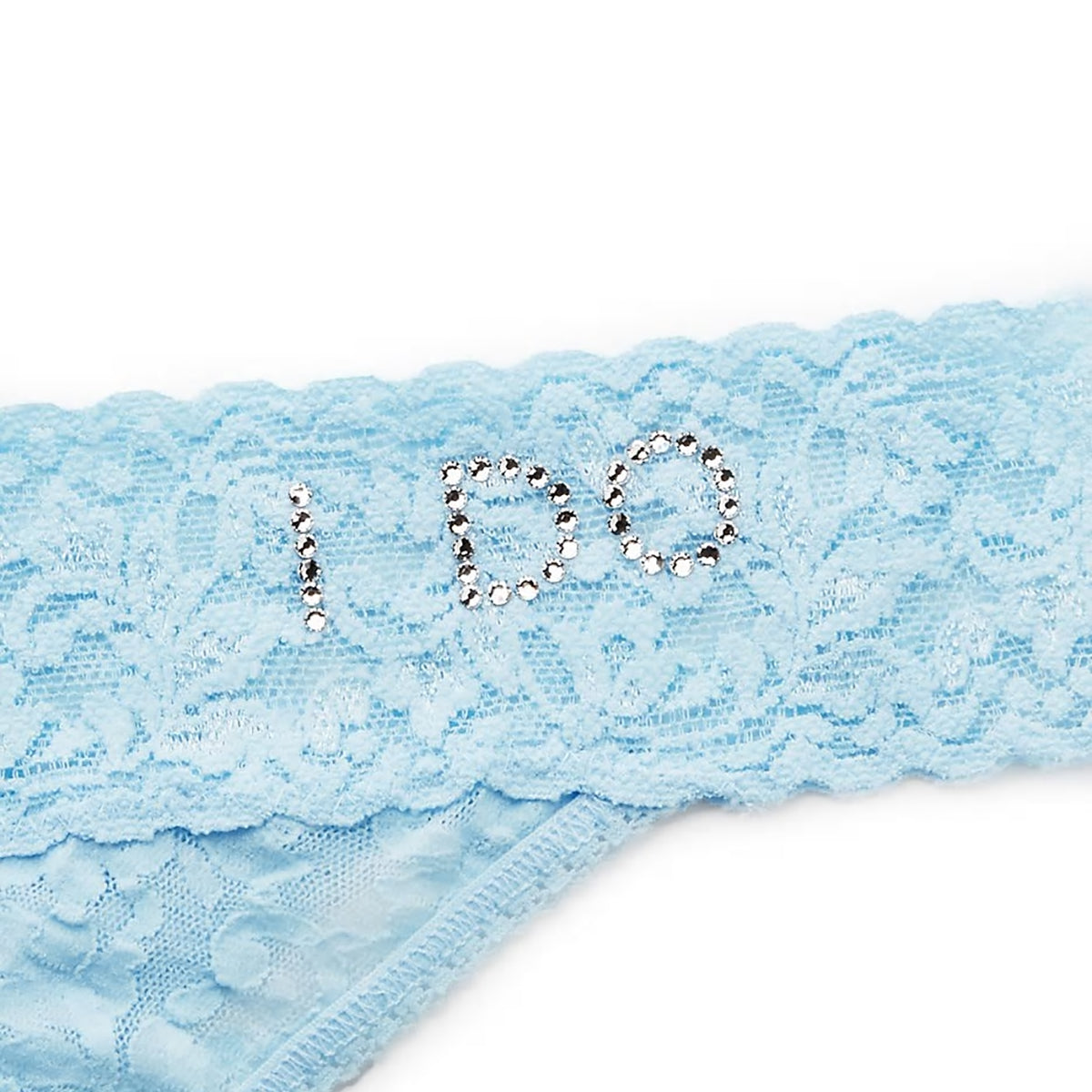 Hanky Panky "I DO" Lace Original Rise Thong Bridal 6511 in Blue
