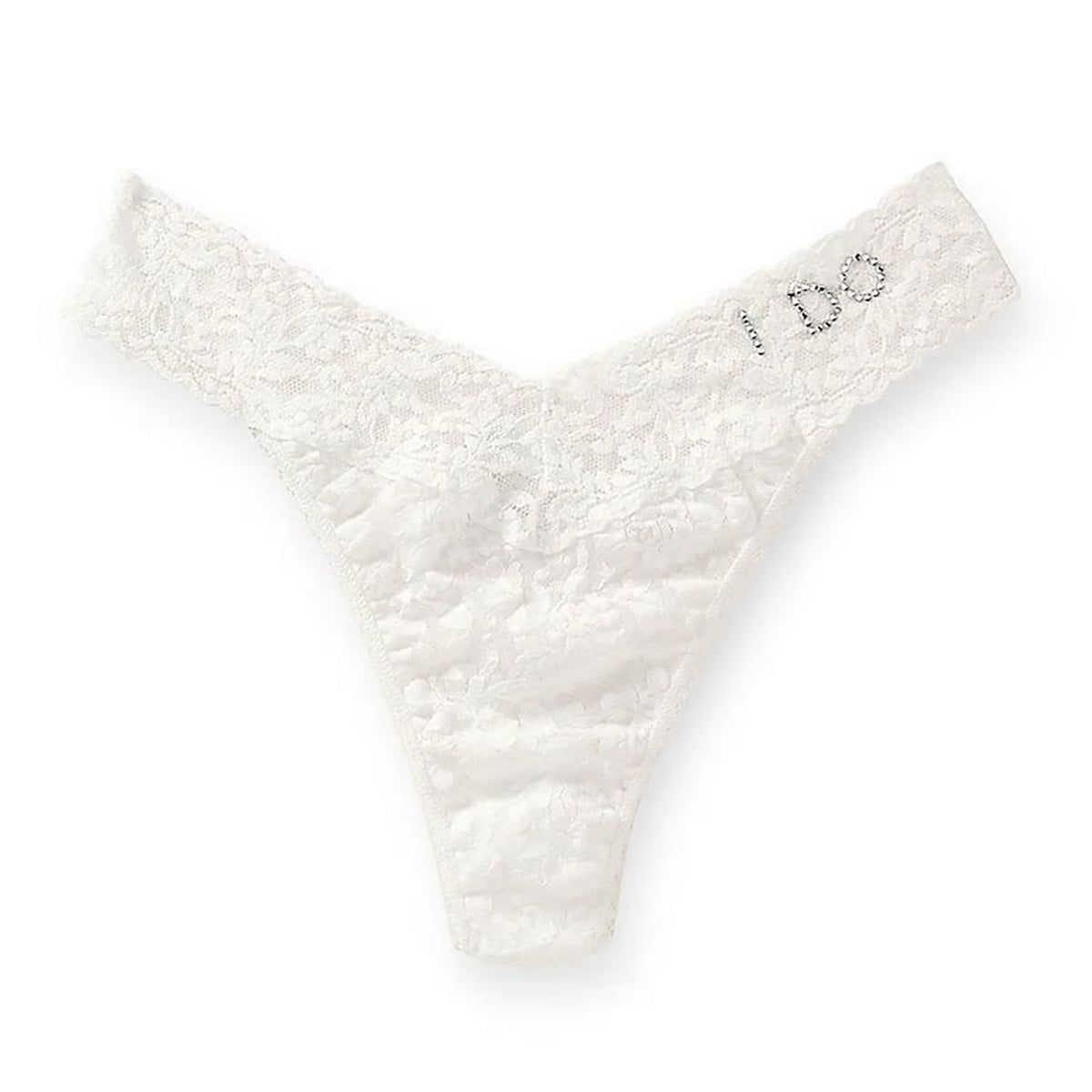 Hanky Panky "I DO" Lace Original Rise Thong Bridal 6511 in Ivory