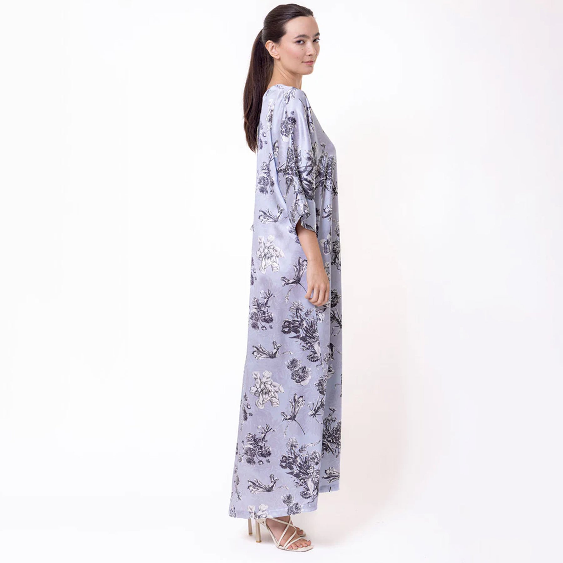 Christine Toile Jardin Silk Caftan