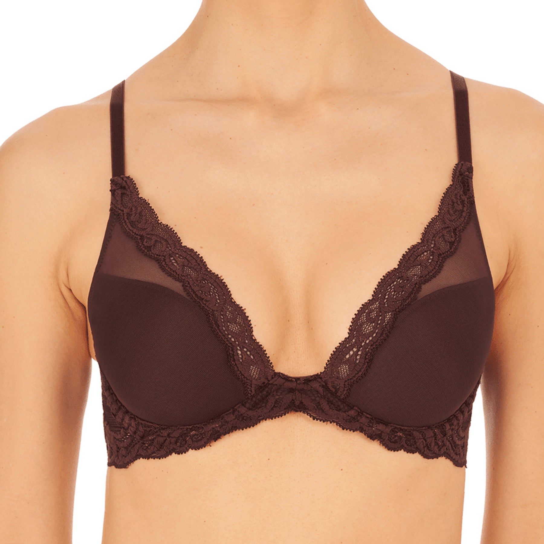 FEATHERS Plunge Bra in Hyacinth/Violet – Christina's Luxuries