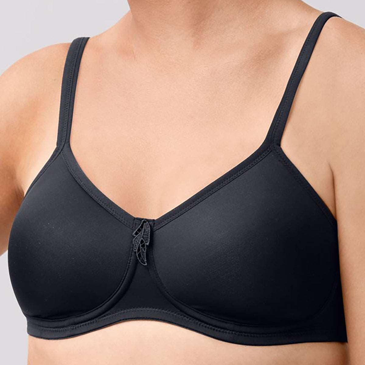 Bliss Non-wired Padded Mastectomy Bra - grey