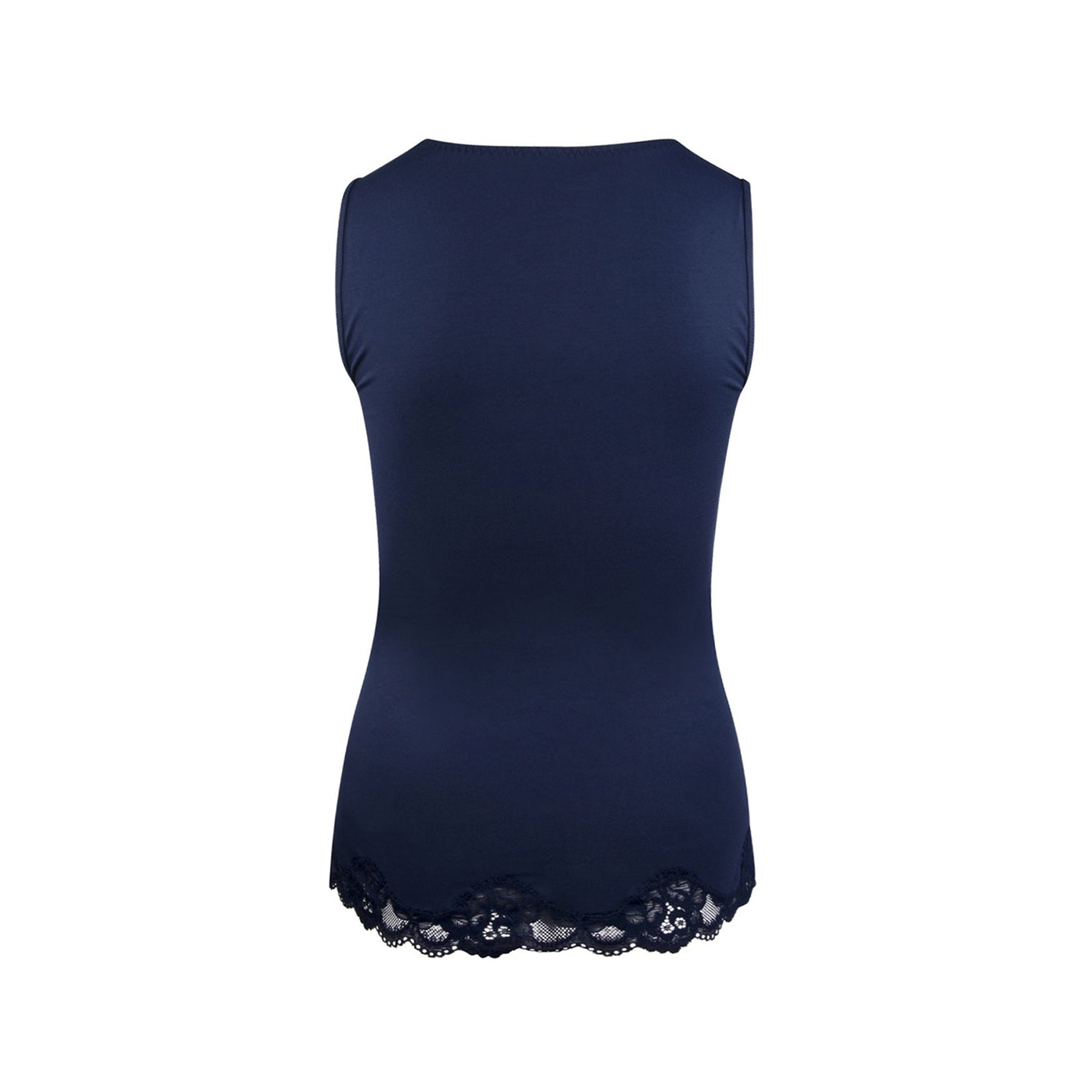 Antigel Simply Perfect VNeck Lace Trim Tank Top