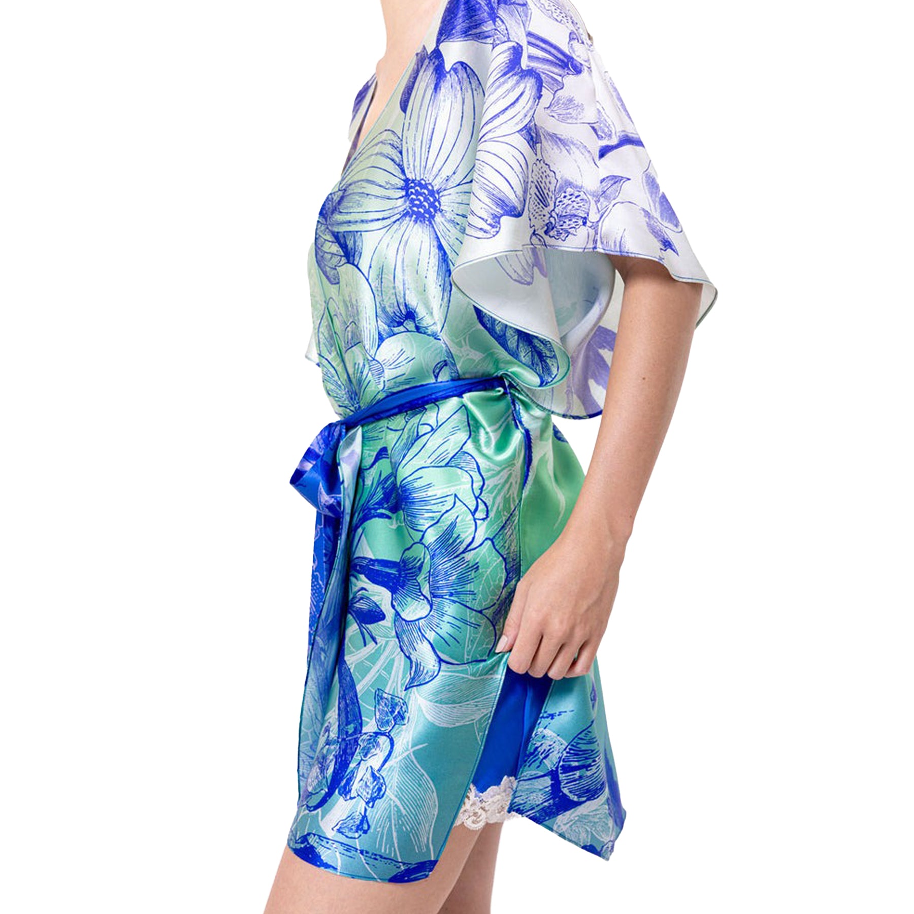 Christine Belize Short Wrap Robe