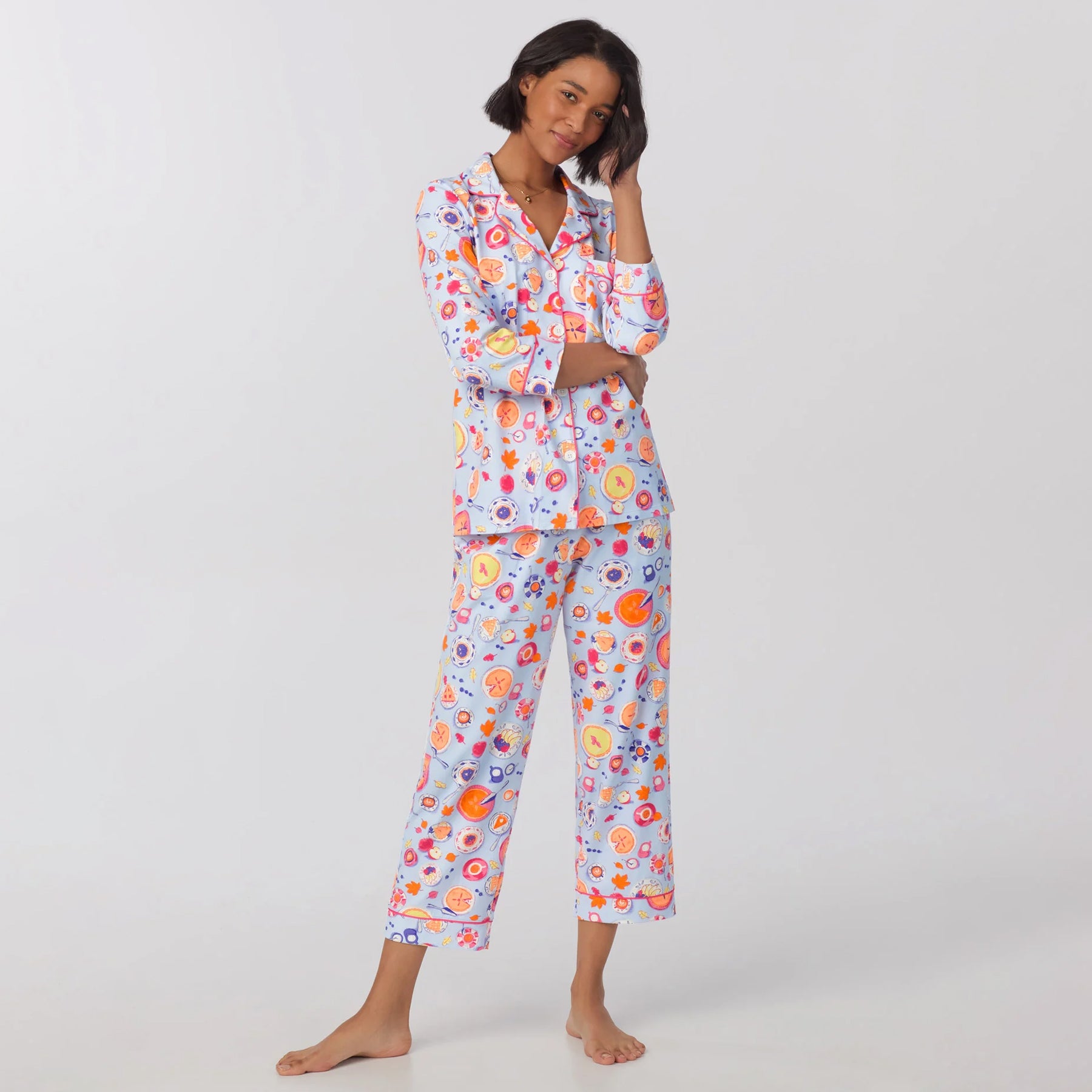 Bed Head 3/4 Slv Cropped Pant PJ Set