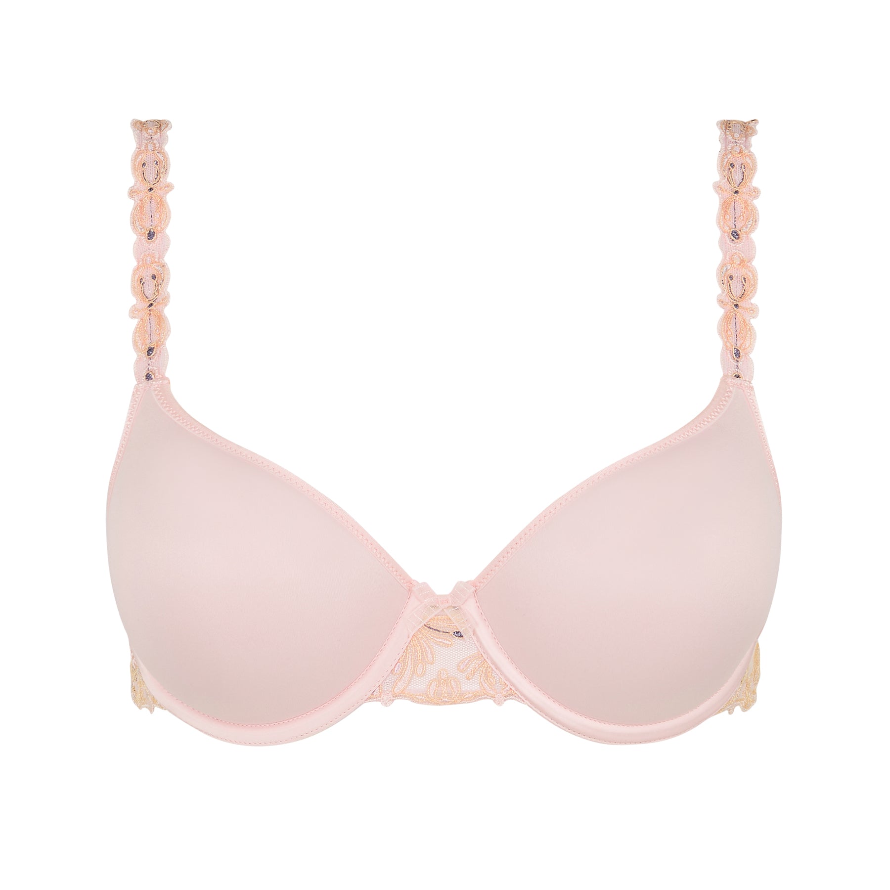 A packshot of the pink t-shirt bra on the white background.