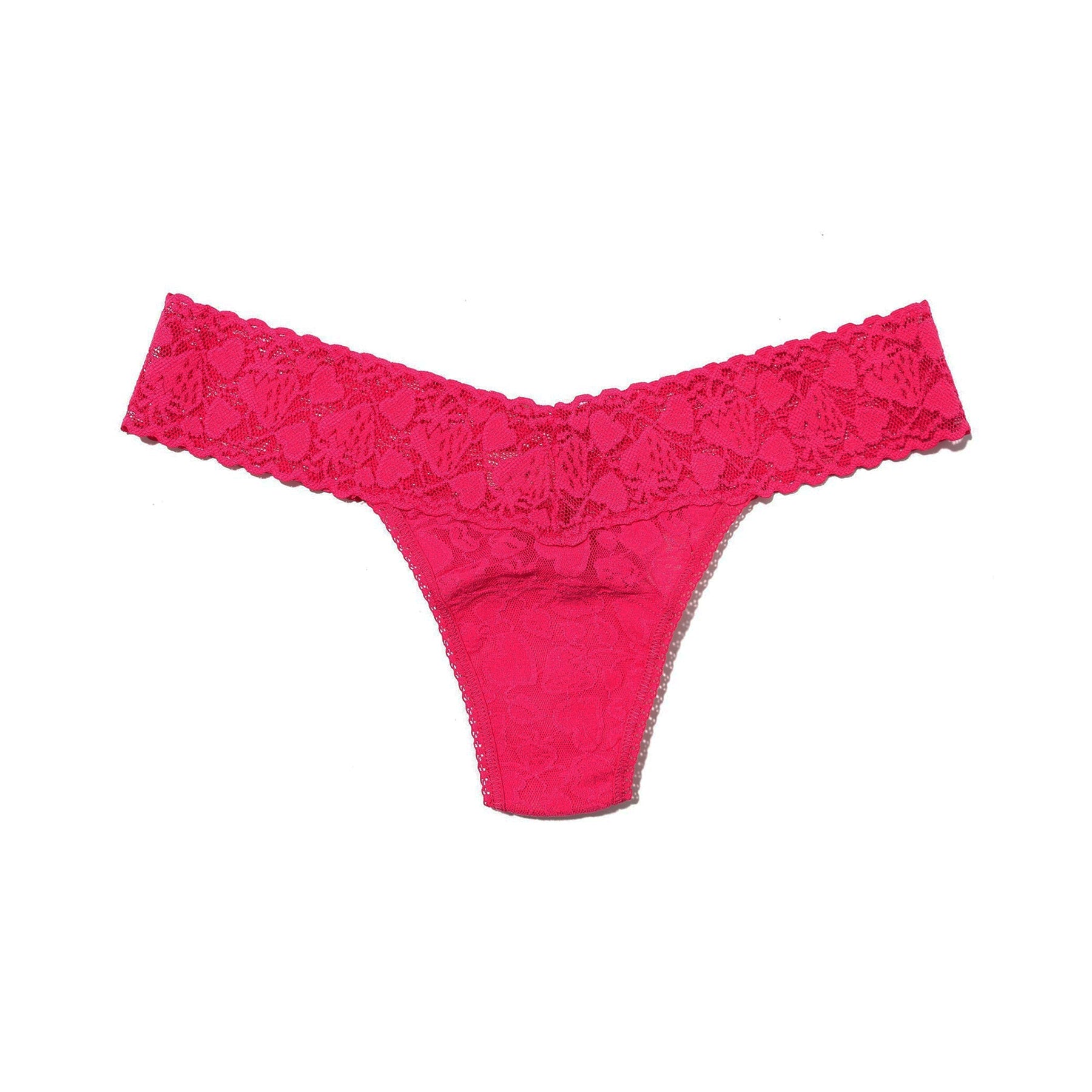 Hanky Panky Berry In Love Lace Low Rise Thong