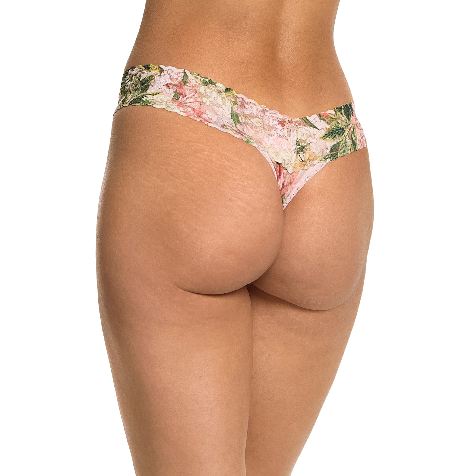 Hanky Panky Printed Lace Low Rise Thong