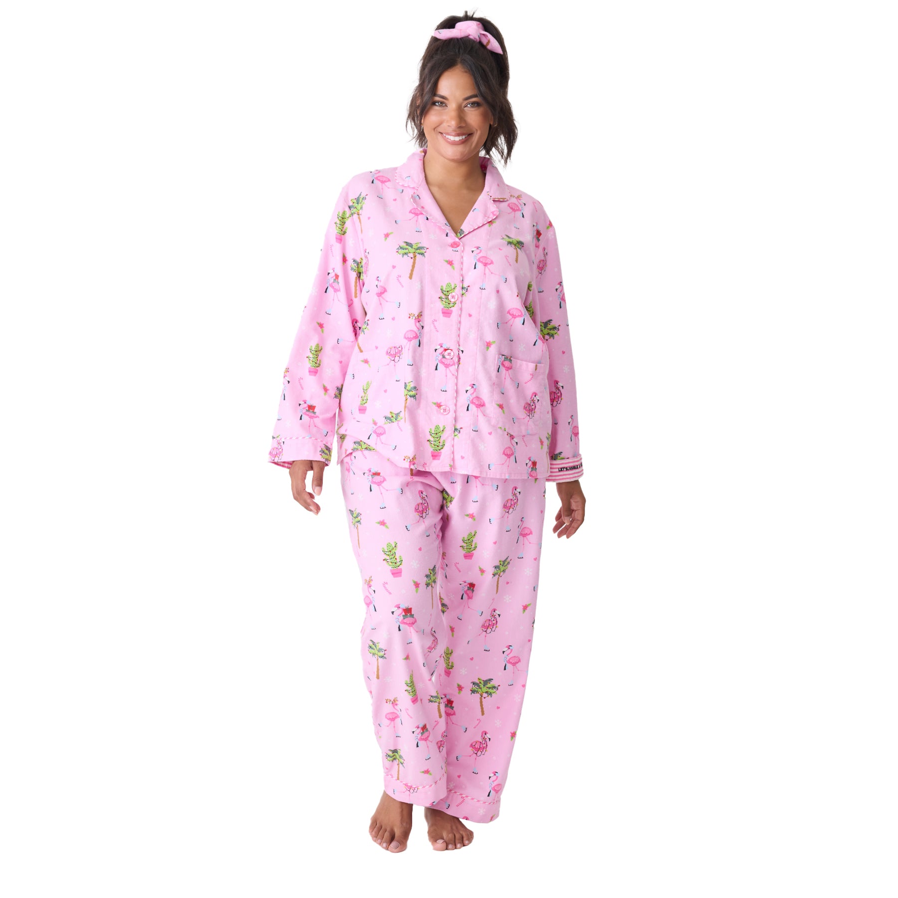 PJ Salvage Flamingo Flannel PJ Set