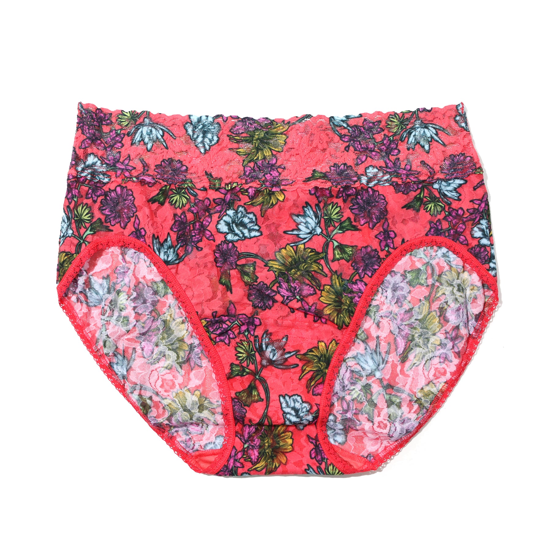 Hanky Panky Printed Lace French Full Brief