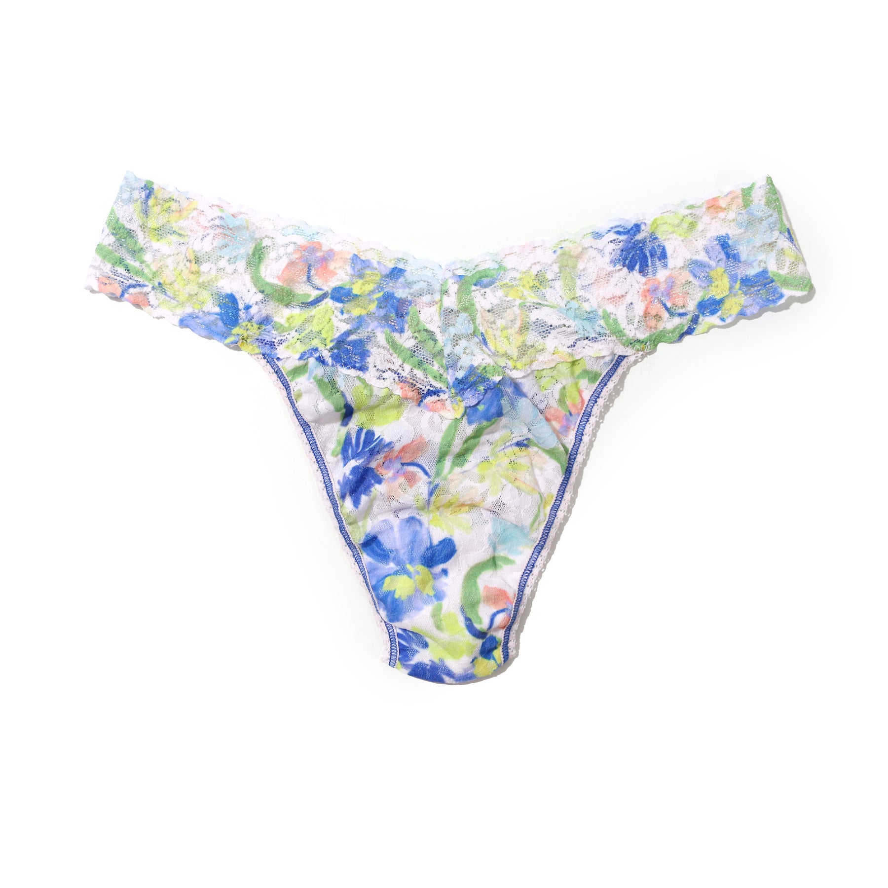 Hanky Panky Printed Lace Original Rise Thong