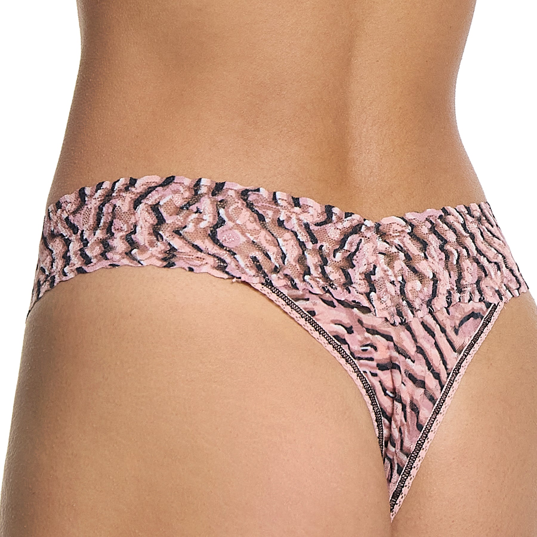 Hanky Panky Printed Lace Original Rise Thong