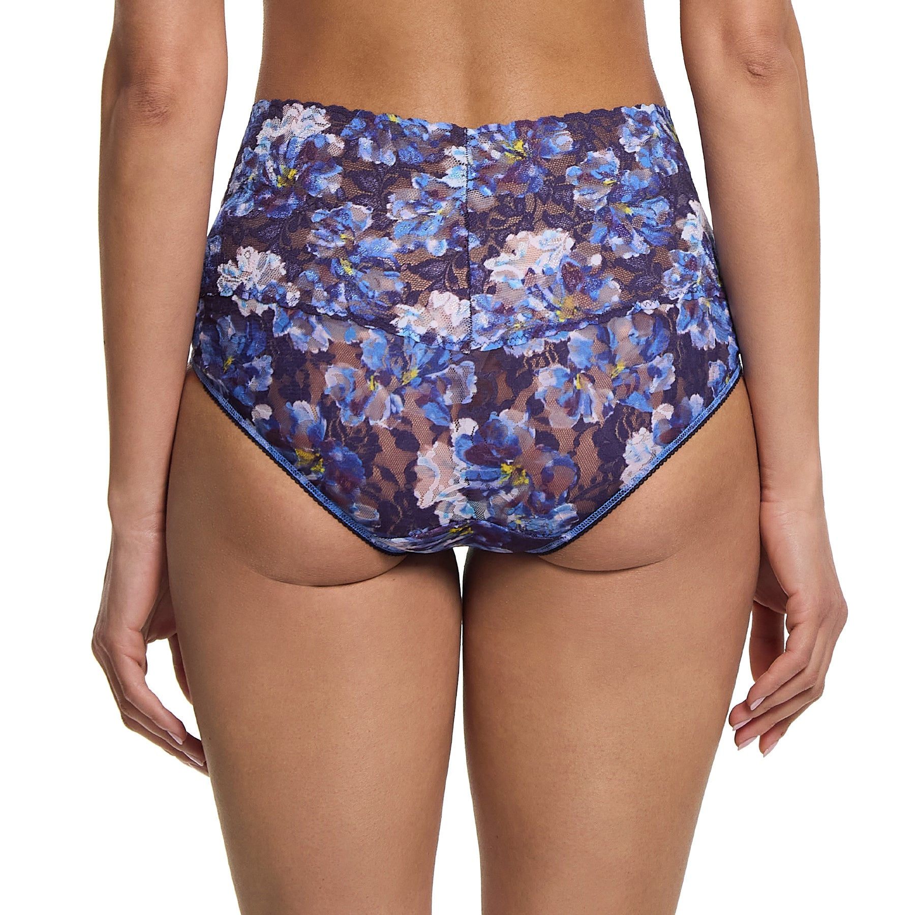 Hanky Panky Printed Lace V-Kini Retro Briefs