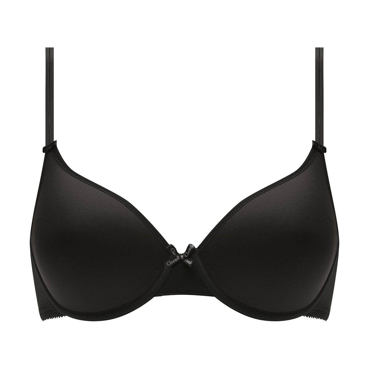 Chantelle bra basic invisible 1241 black bras underwire how should a bra fit lingerie canada linea intima