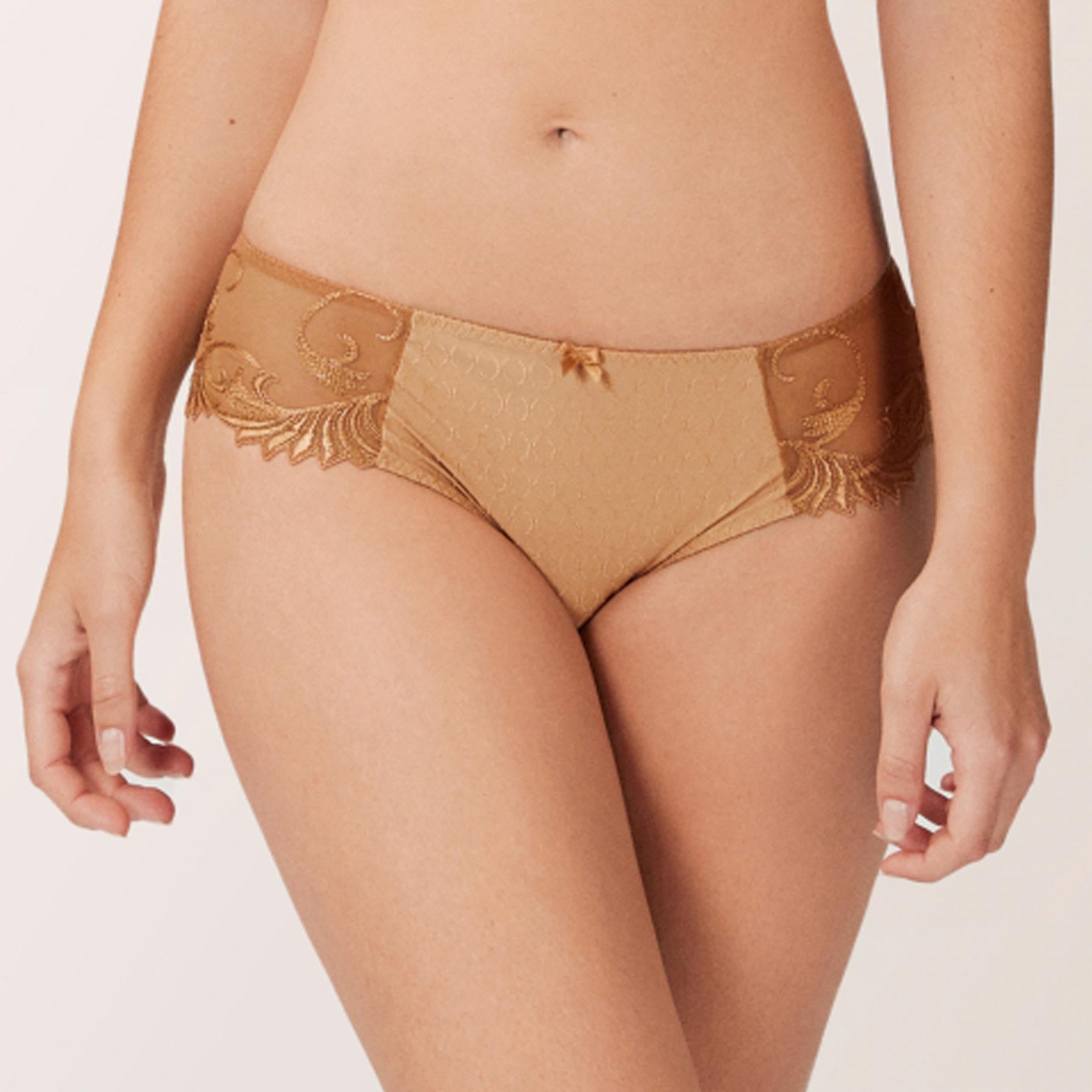 Empreinte Thalia Shorty with Microfiber Front Panel in Rose Indien