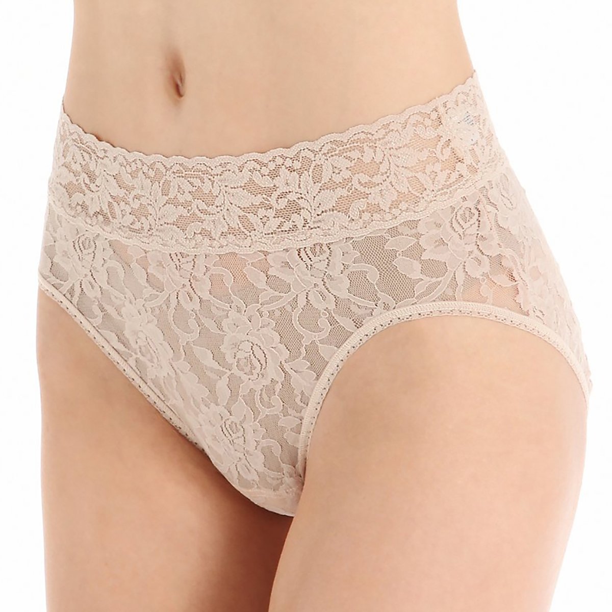 Hanky Panky 461 Signature Lace French Full Brief in Chai