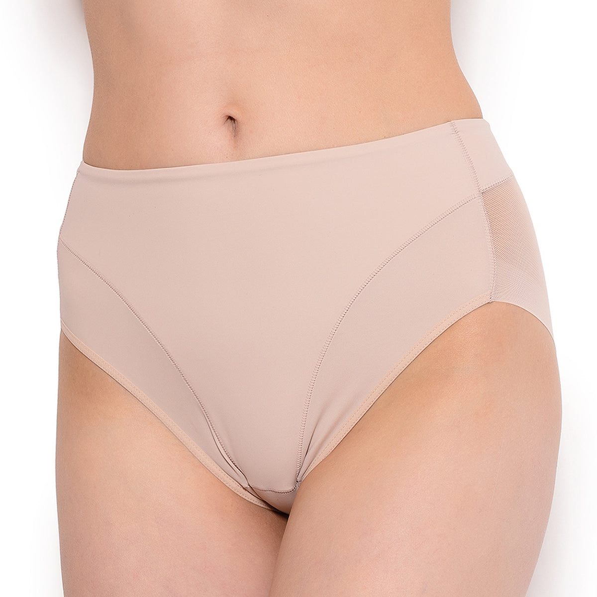 Annamu.ph - M/L -199 Naya Nina Activewear Sport Panties Low waist White  Seamless Underwear / Panties Contents: 1 pcs (Seamless Panties) Material:  90%Nylon+10%Spandex Size: M ＆ L M: 25 - 31