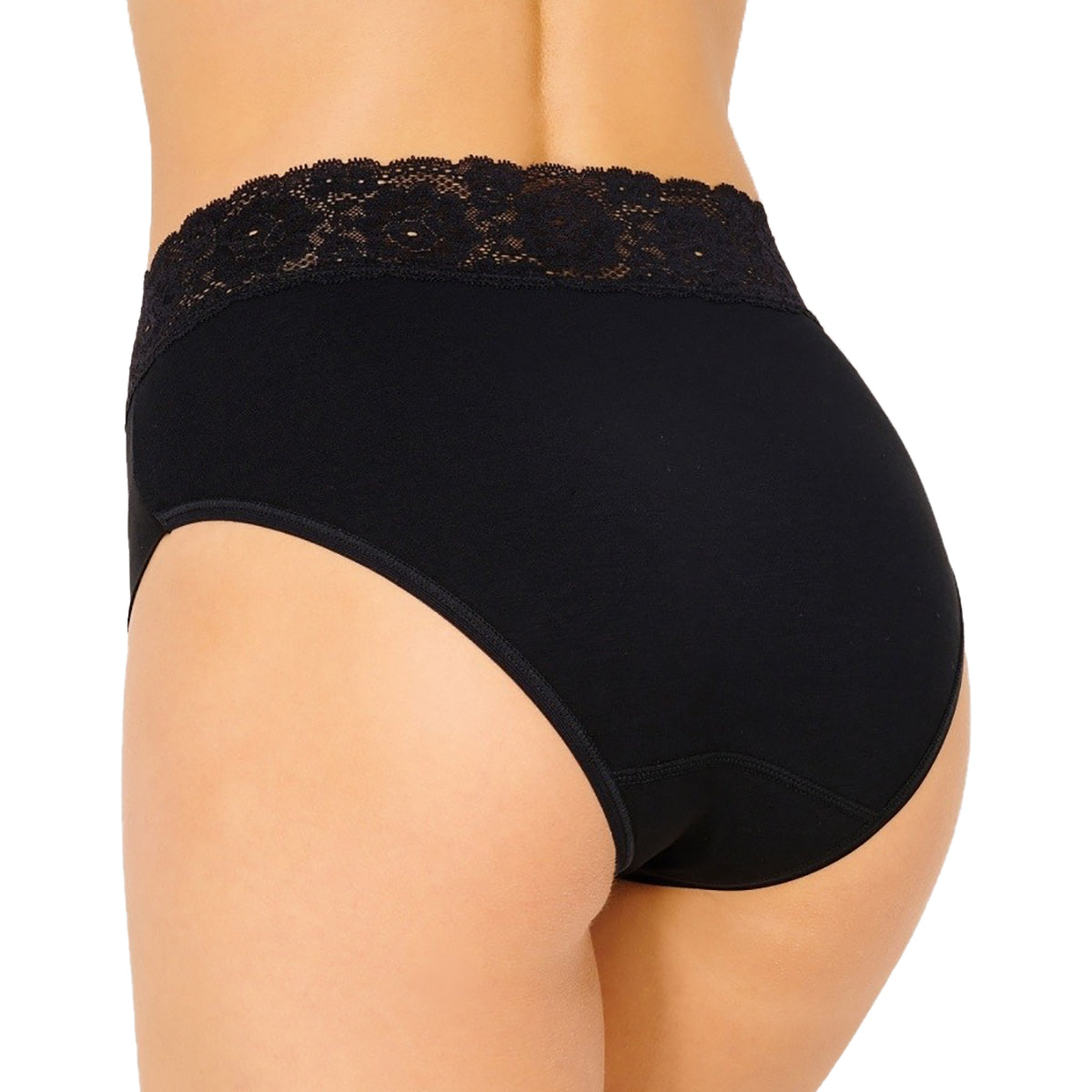 Janira dolce cinture brief black panty cotton underwear spain spanish lingerie canada linea intima
