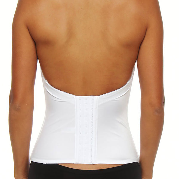Jezebel Caress Too Push-Up Bustier in White