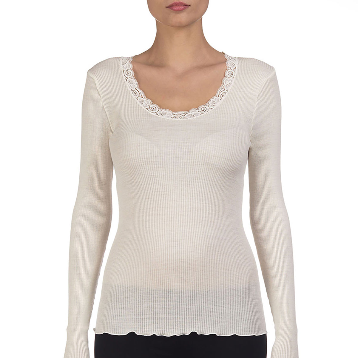 Oscalito Long Sleeve Top in Natural