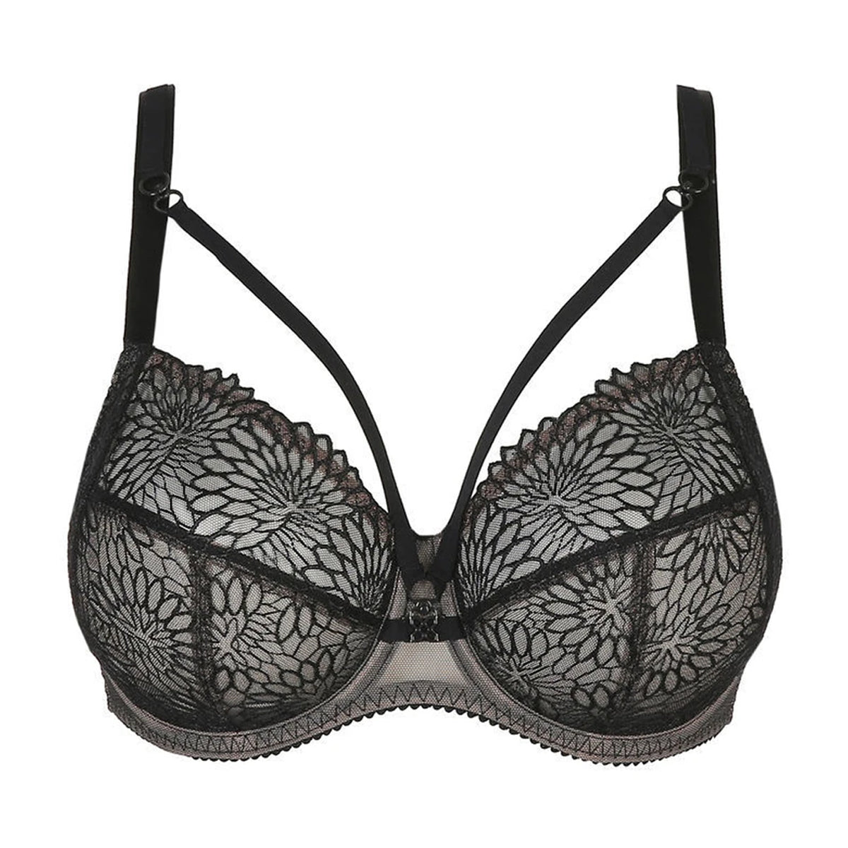 PrimaDonna Sophora Full Cup Bra in Black 016-3181 how should a bra fit lingerie canada prima donna underwire bras linea intima
