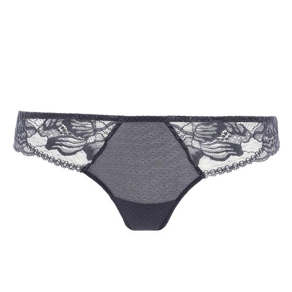 Simone Perele Promesse Thong in Charcoal