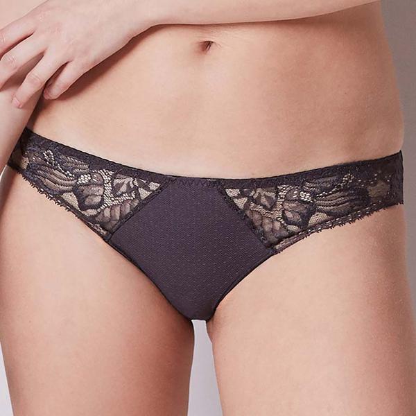 Simone Perele Promesse Bikini Brief in Charcoal